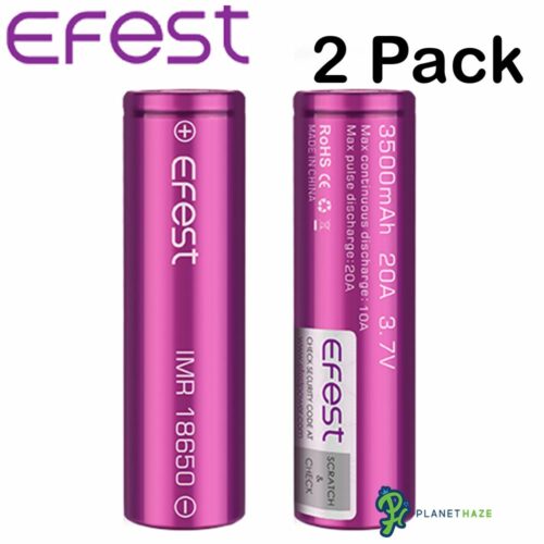 Efest IMR 18650 3500mAh 20a Batteries Efest IMR 18650 3500mAh 20a Batteries